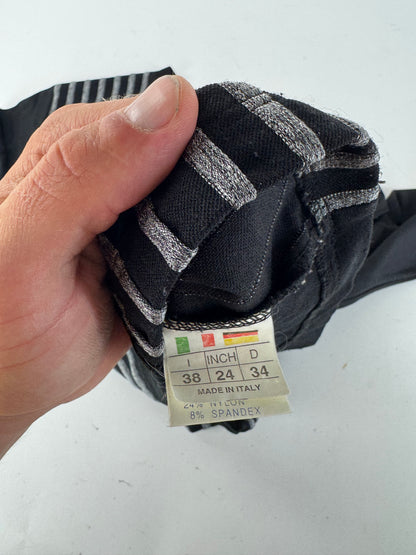 Vintage Fendi Polyester Striped Sweater M