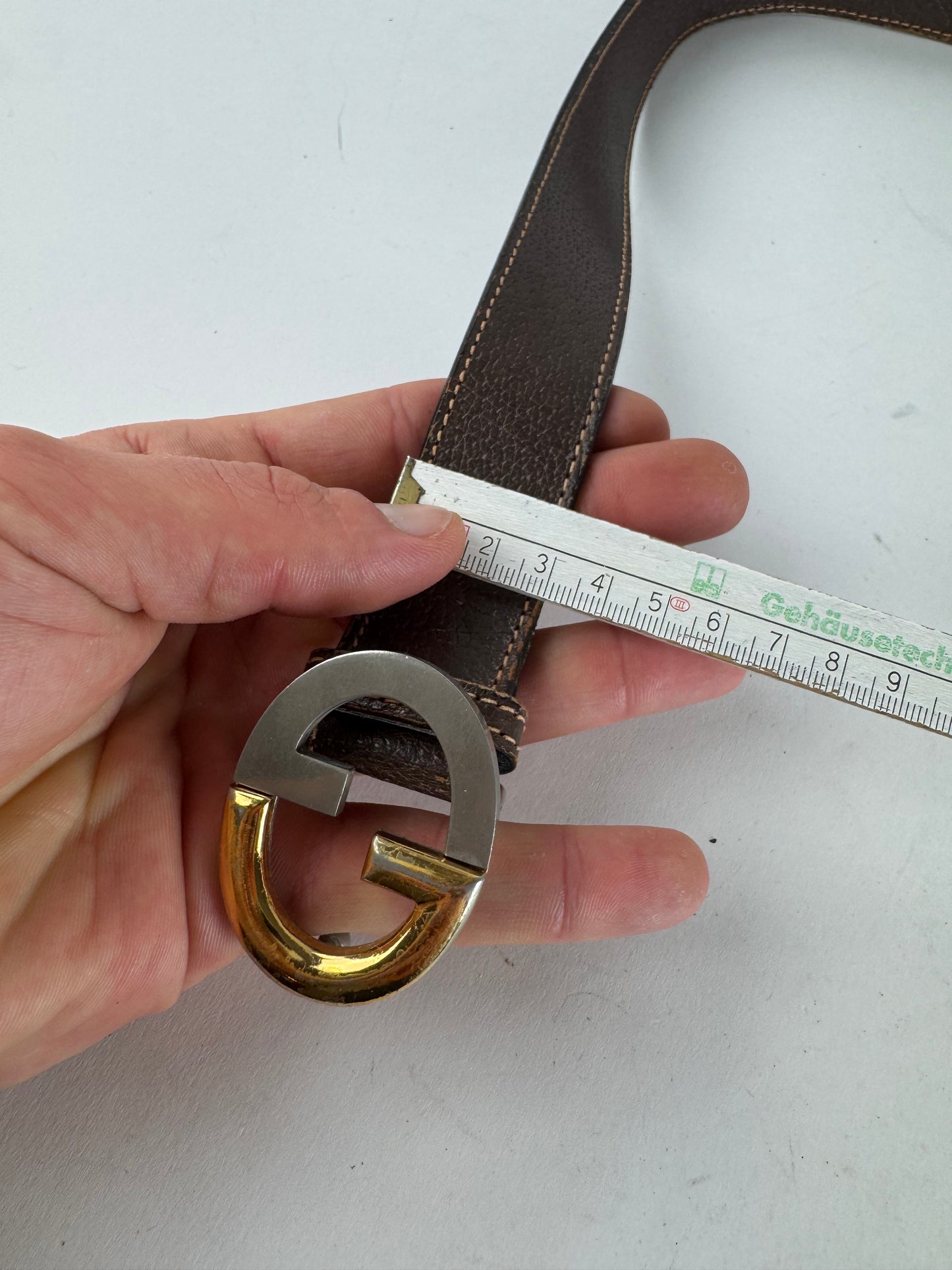 Vintage Gucci Leather belt Brown