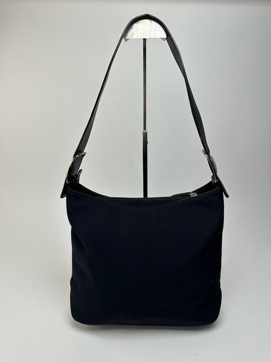 Sac en toile Ferragamo vintage noir