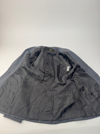 Vintage Fendi Roma Wool Blazer 38/M Grey