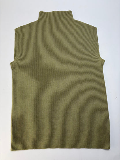 Vintage Loewe Sleeveless Turtleneck Sweater Light Olive M