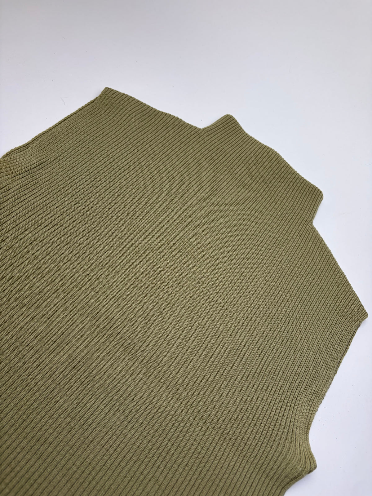 Vintage Loewe Sleeveless Turtleneck Sweater Light Olive M