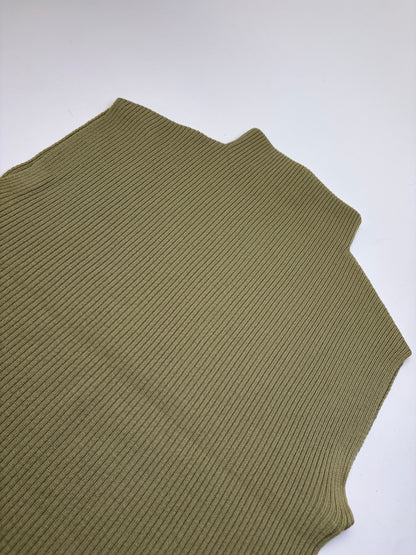 Vintage Loewe Sleeveless Turtleneck Sweater Light Olive M