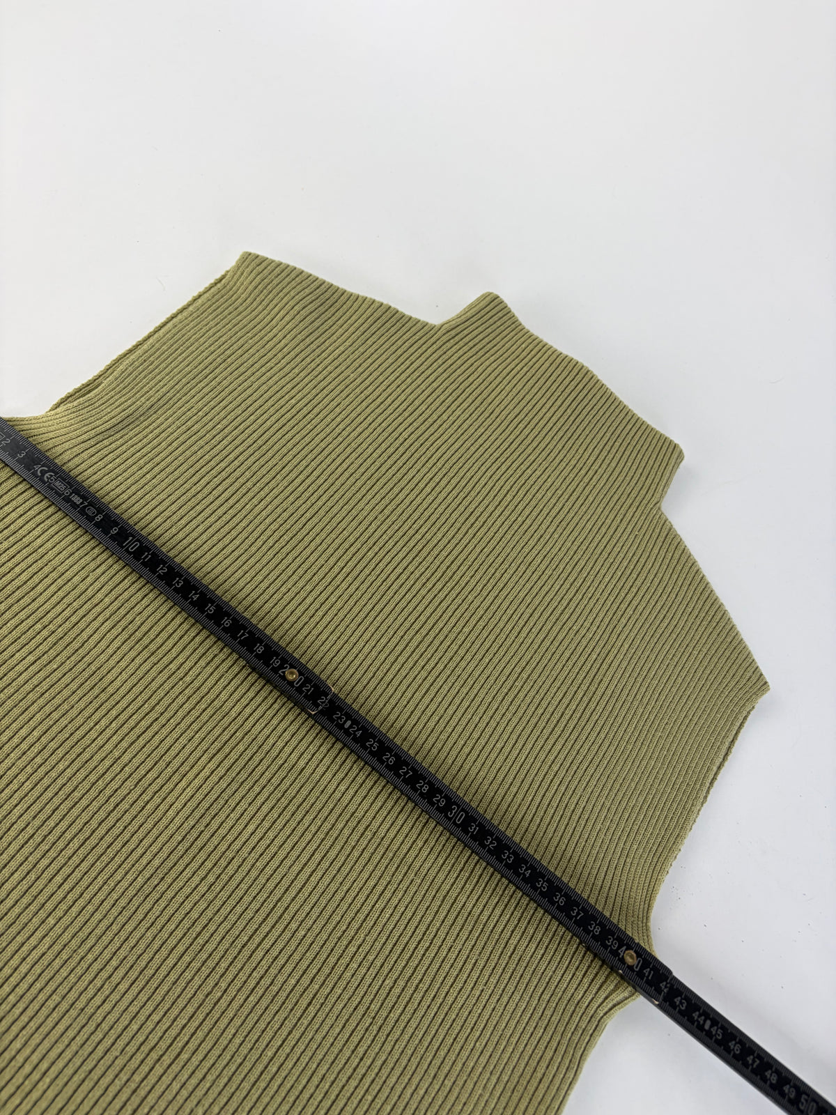 Vintage Loewe Sleeveless Turtleneck Sweater Light Olive M