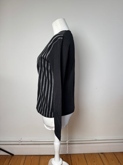 Vintage Fendi Polyester Striped Sweater M