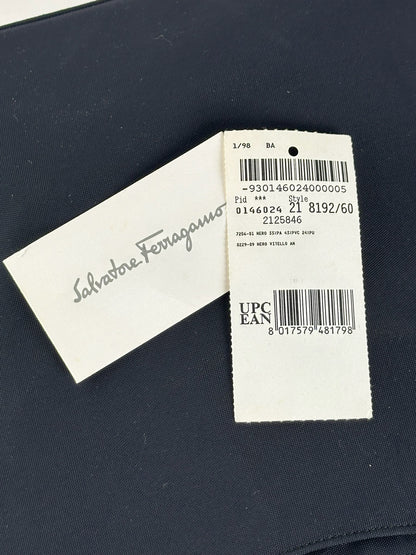 Sac en toile Ferragamo vintage noir