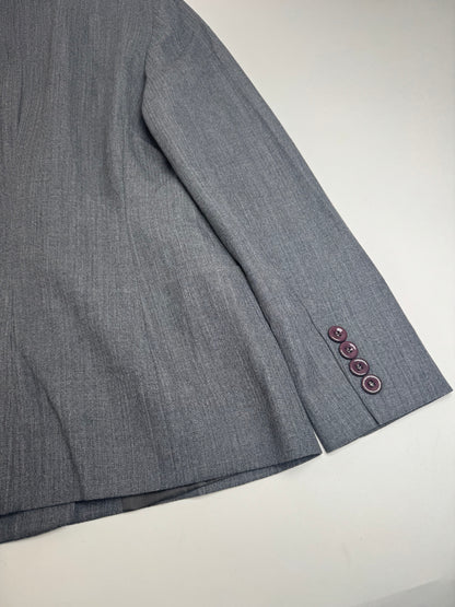 Vintage Fendi Roma Wool Blazer 38/M Grey