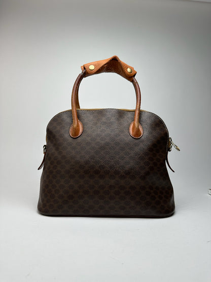 Sac vintage Céline Paris en cuir monogramme marron