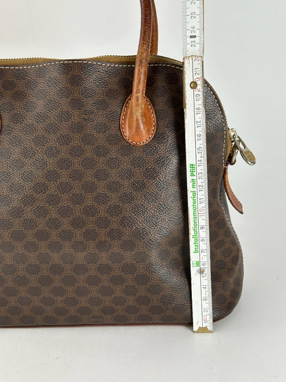 Sac vintage Céline Paris en cuir monogramme marron