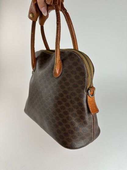 Sac vintage Céline Paris en cuir monogramme marron