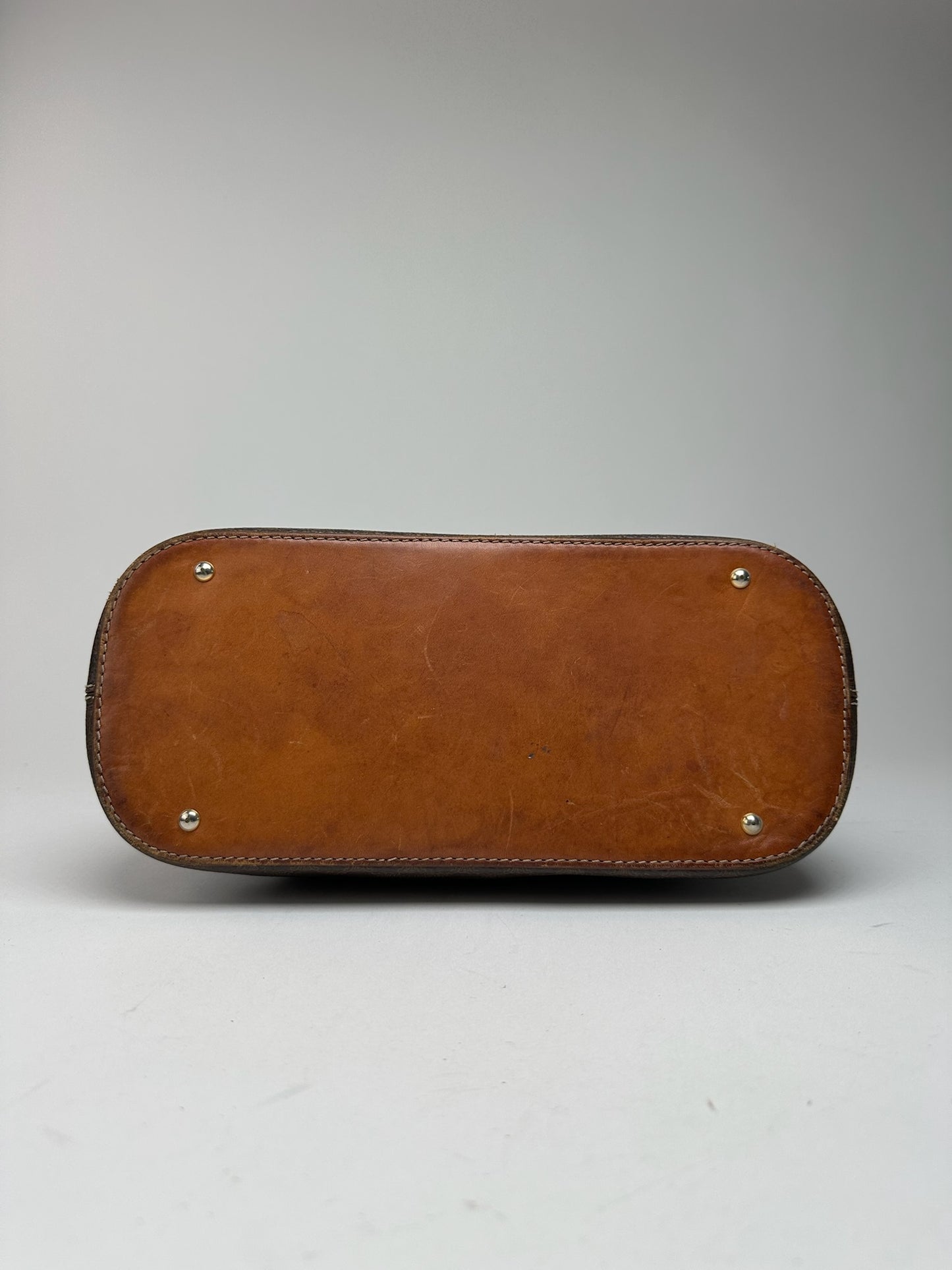 Sac vintage Céline Paris en cuir monogramme marron