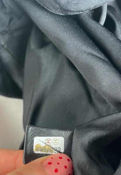 Vintage Chanel New Travel Line Tote bag Black