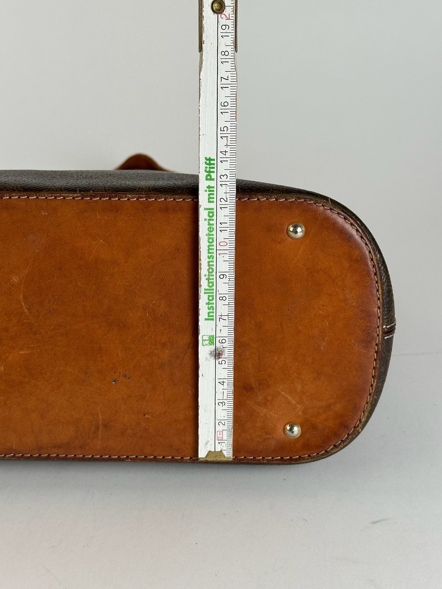 Sac vintage Céline Paris en cuir monogramme marron