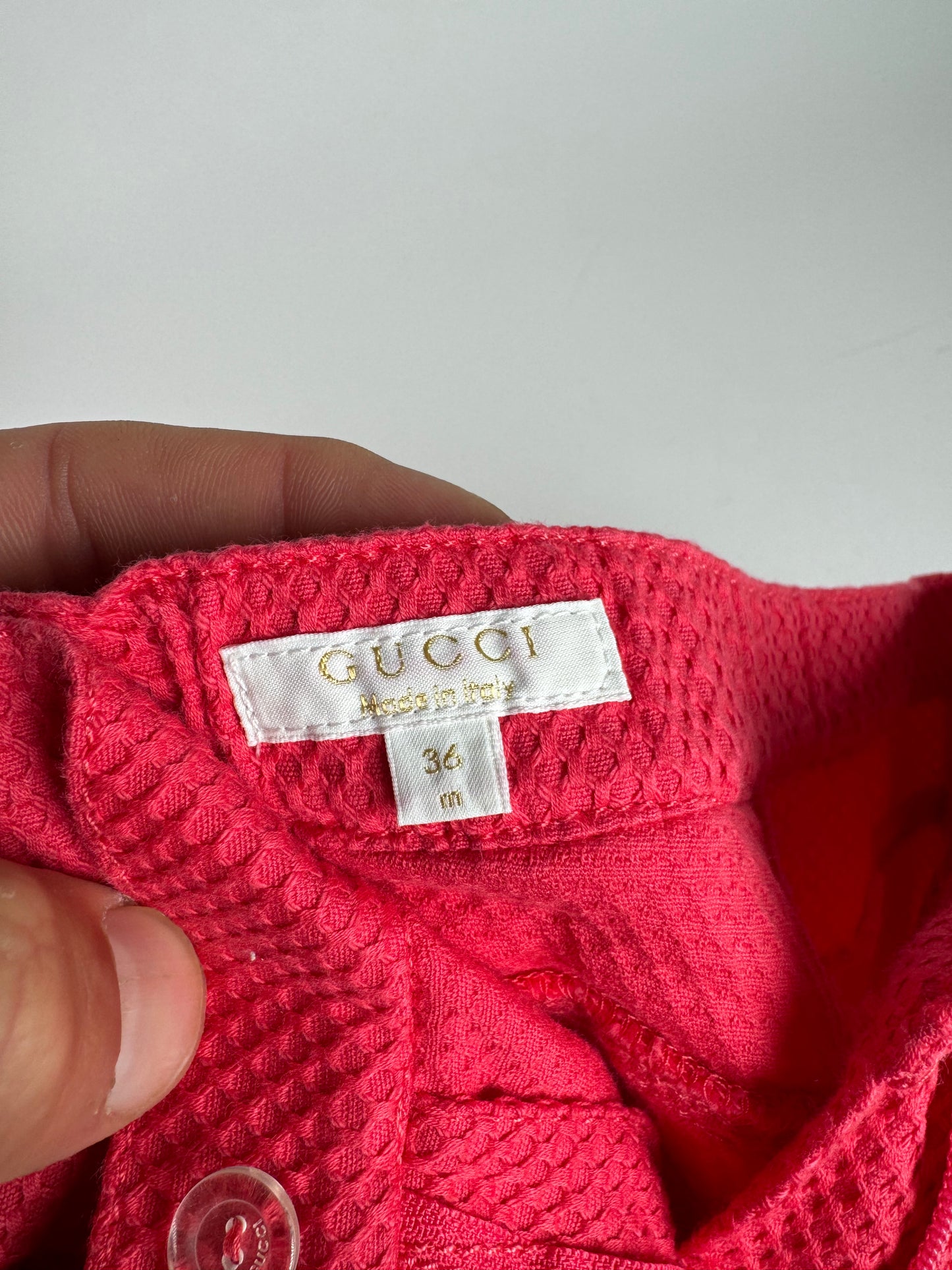 Vintage Gucci Shorts Red XXS