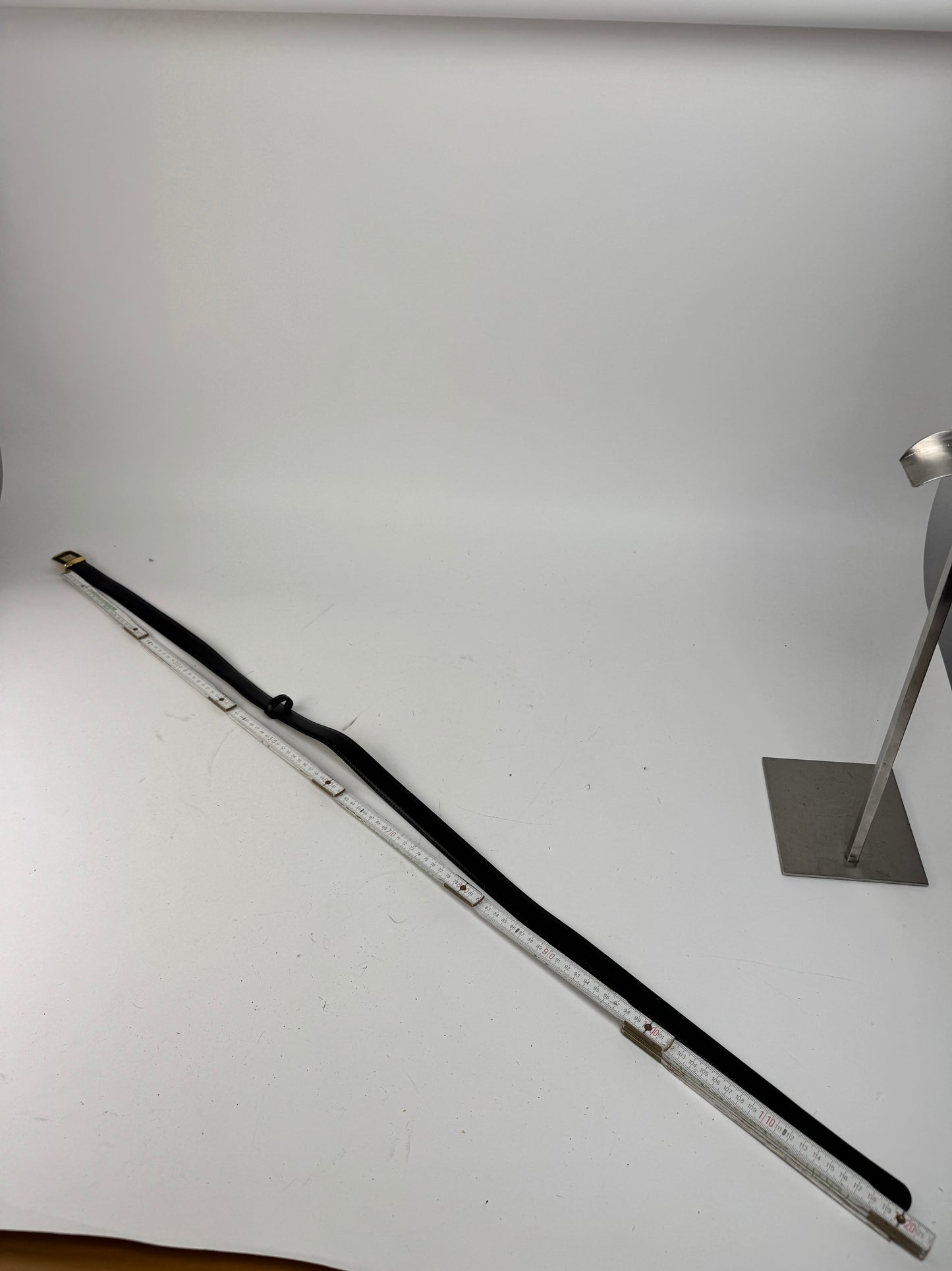 Vintage Givenchy Leather Belt black