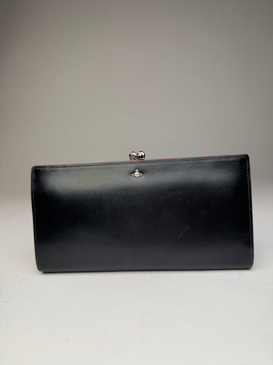 Vintage Vivienne Westwood Leather Wallet Black