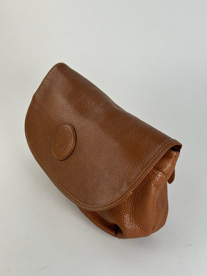 Pochette vintage en cuir marron Givenchy