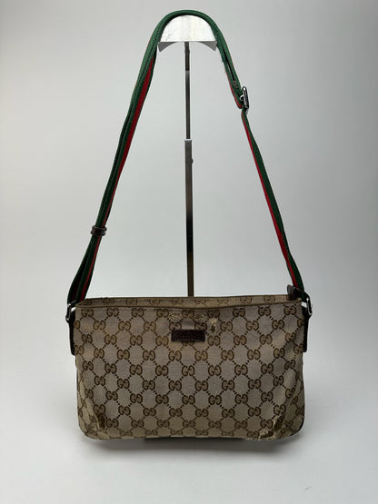 Sac Gucci Monogram vintage beige