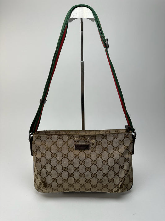 Sac Gucci Monogram vintage beige