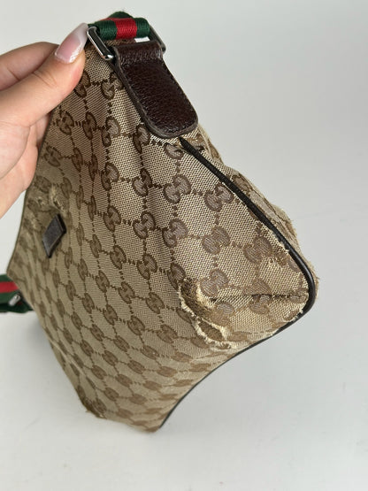 Sac Gucci Monogram vintage beige