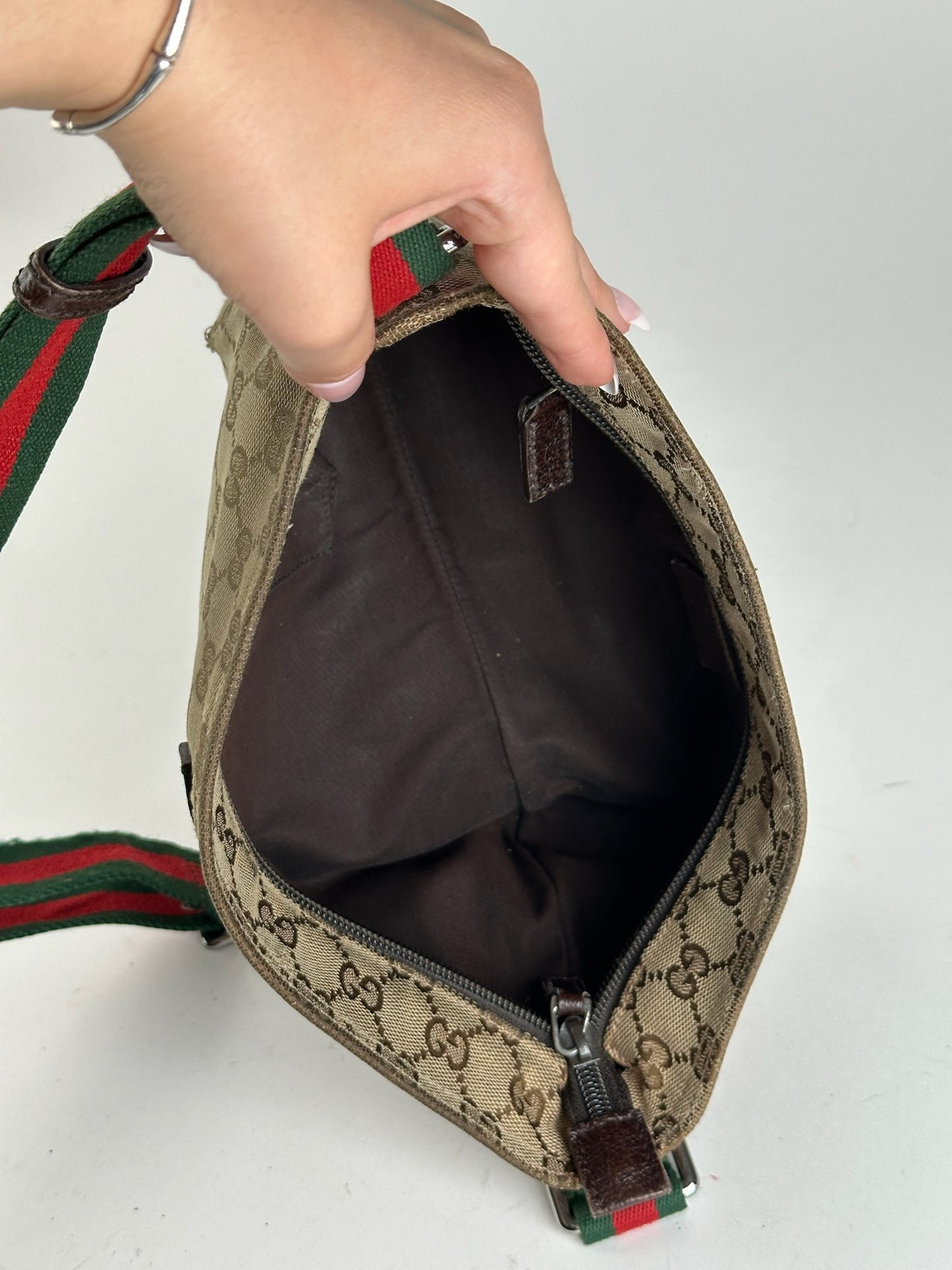 Sac Gucci Monogram vintage beige