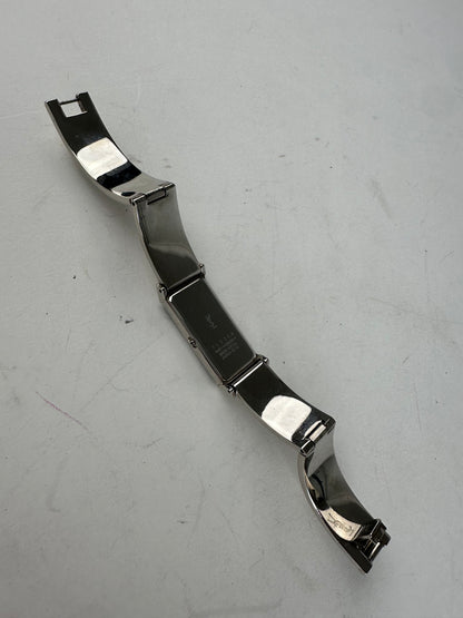 Vintage Yves Saint Laurent Silver Quartz Steel Watch OFF