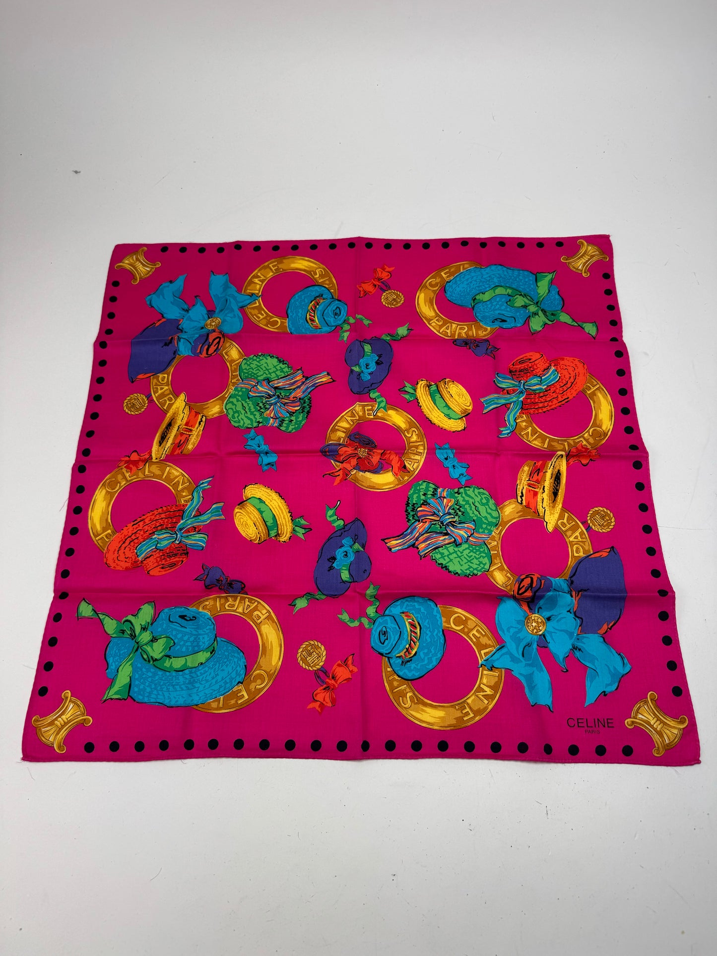 Vintage Celine Scarf Pink