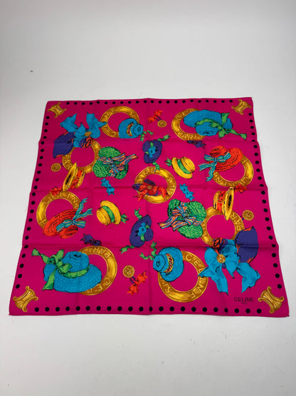 Vintage Celine Scarf Pink