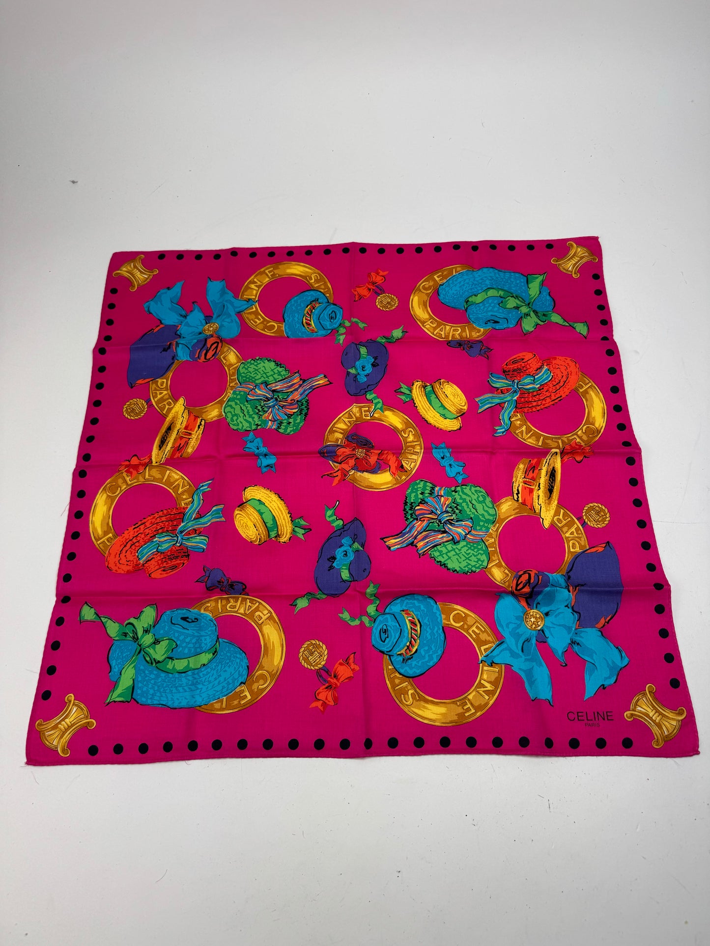 Vintage Celine Scarf Pink