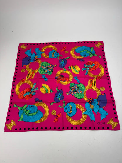 Vintage Celine Scarf Pink