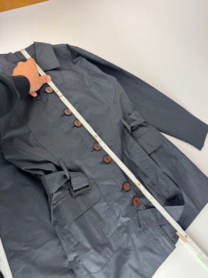 Vintage Fendi Roma Trenchcoat Anthrazit M