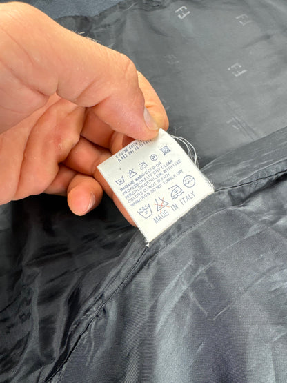 Vintage Fendi Roma Trenchcoat Anthrazit M