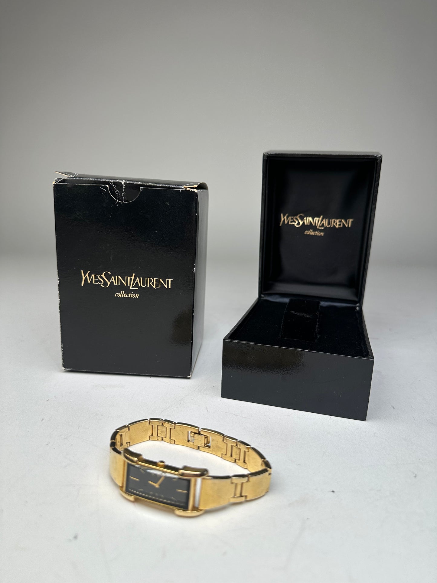 Vintage Yves Saint Laurent Gold Plated Quartz Watch