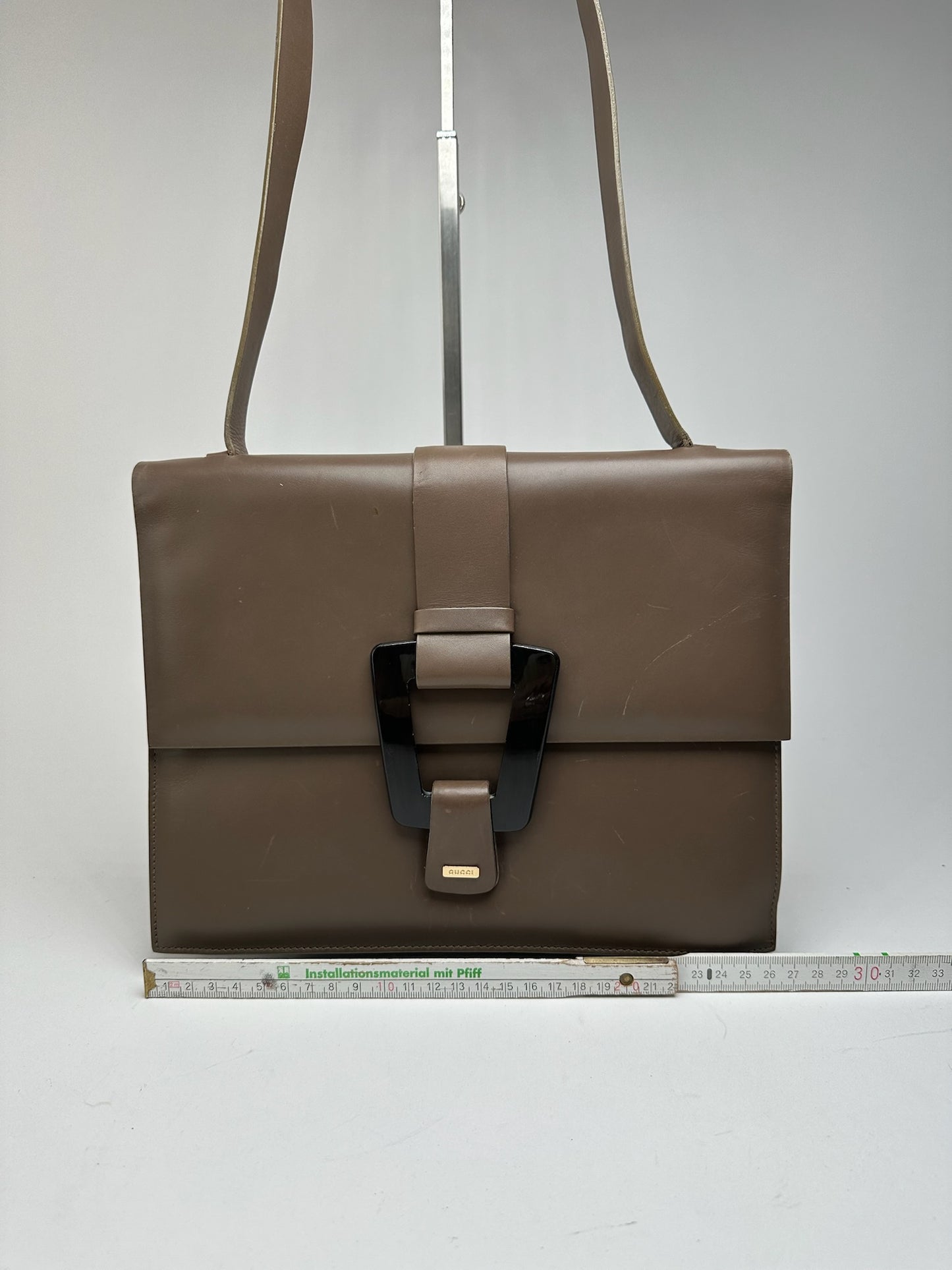 Sac Gucci vintage en cuir marron