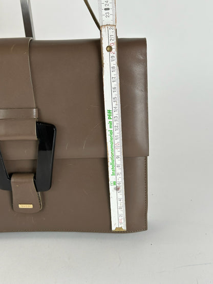 Sac Gucci vintage en cuir marron