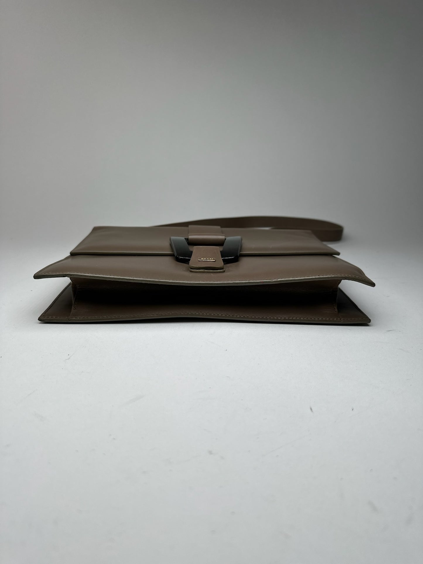 Sac Gucci vintage en cuir marron