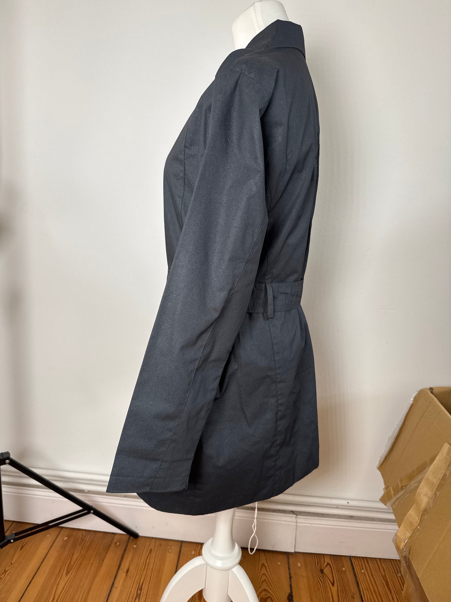 Vintage Fendi Roma Trenchcoat Anthrazit M