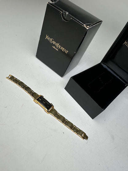 Vintage Yves Saint Laurent Gold Plated Quartz Watch