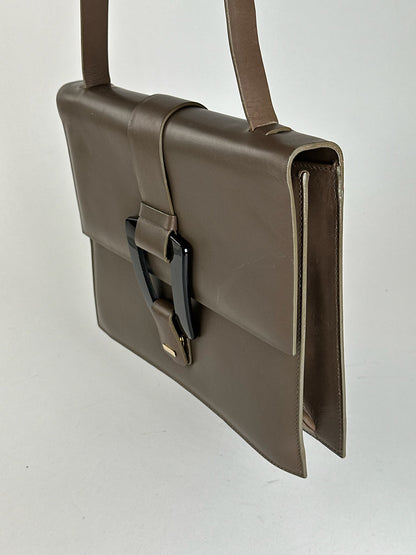 Sac Gucci vintage en cuir marron