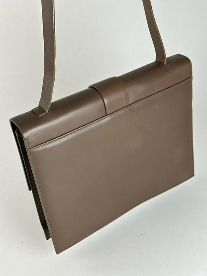 Sac Gucci vintage en cuir marron