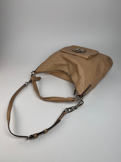 Vintage Coach 2Way Leather Handbag Camel