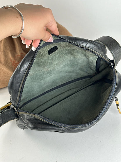 Sac vintage en cuir Loewe Madrid noir