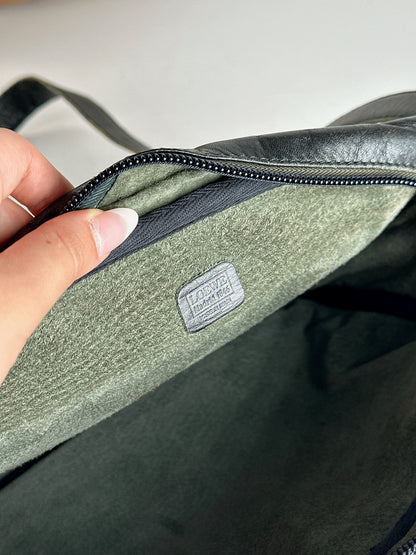 Sac vintage en cuir Loewe Madrid noir