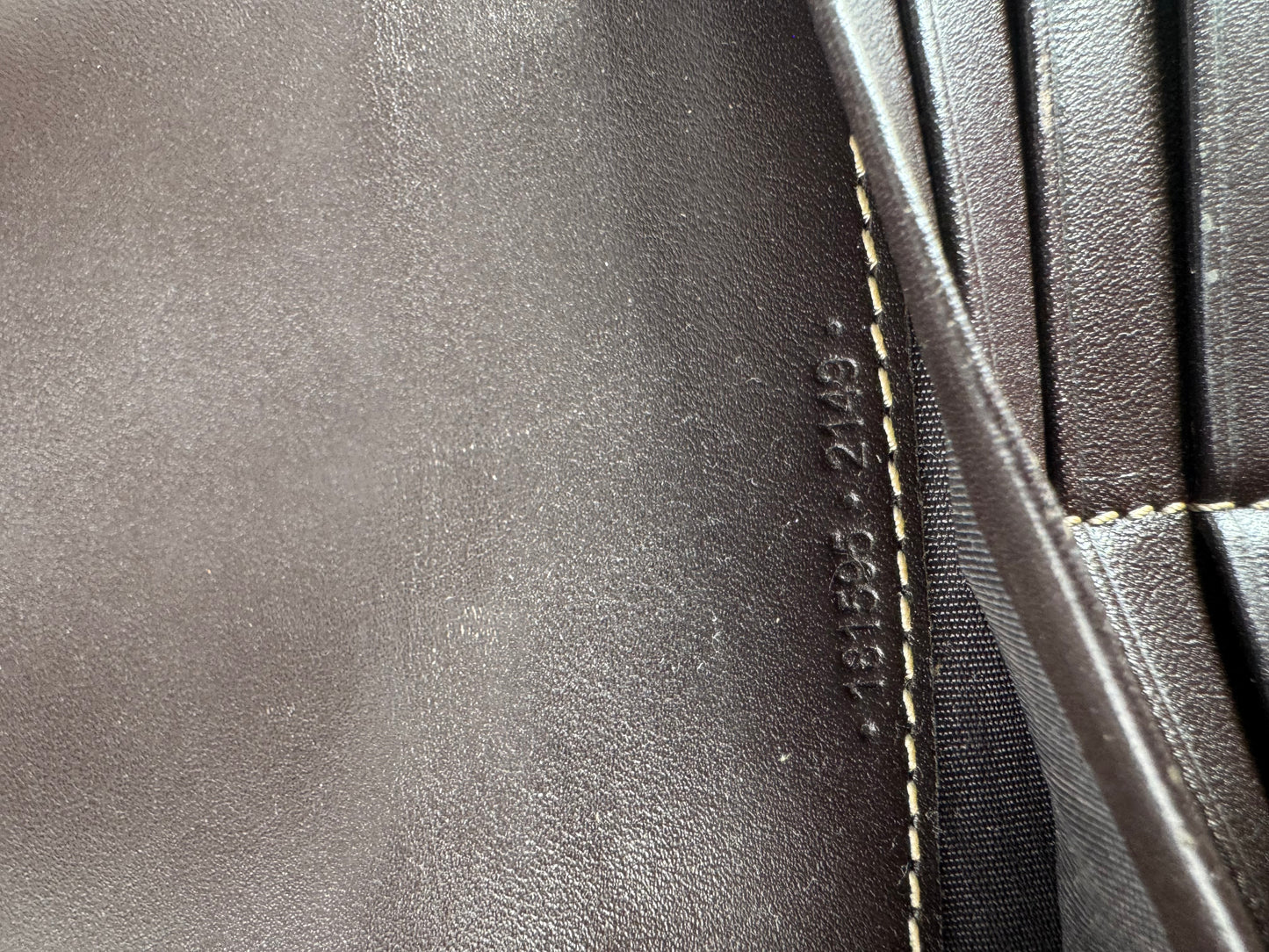 Vintage Gucci Marmont Monogram Wallet beige brown