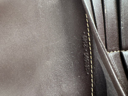 Vintage Gucci Marmont Monogram Wallet beige brown