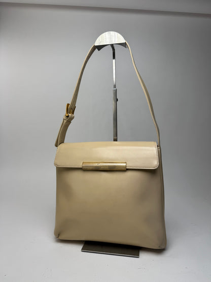 Sac vintage en cuir beige Givenchy
