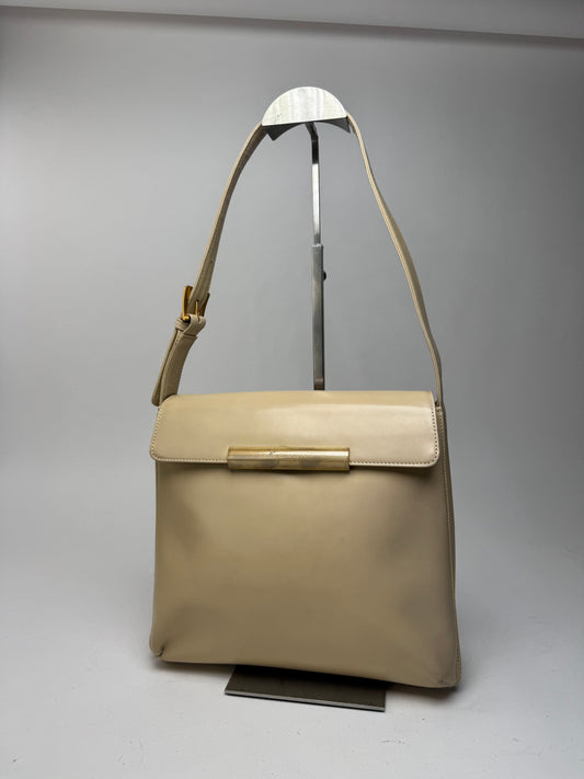 Sac vintage en cuir beige Givenchy