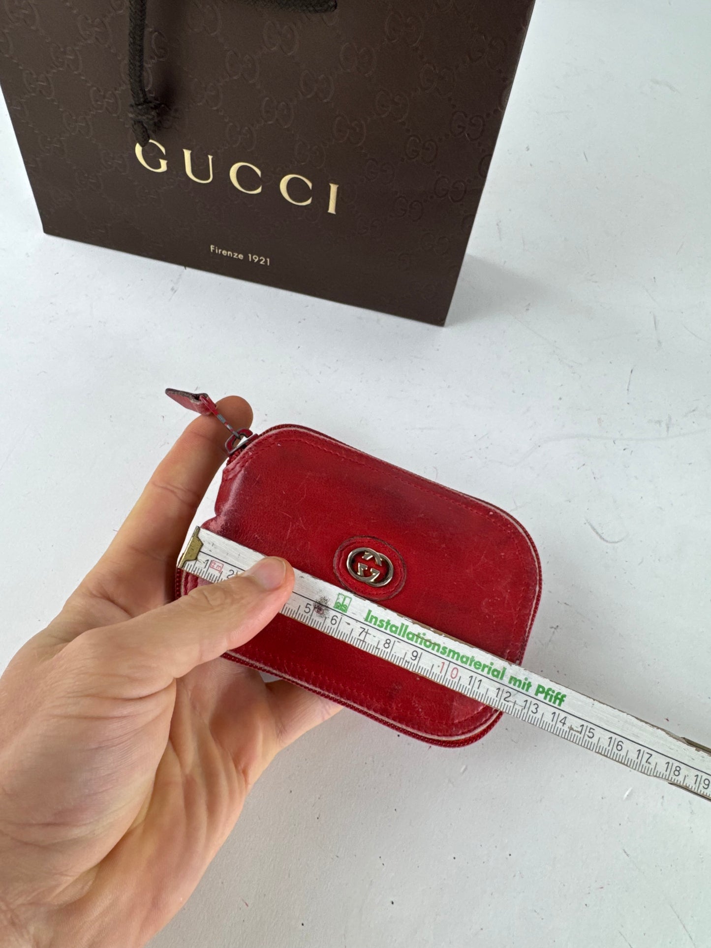 Vintage Gucci Foldable horsebit Monogram Tote Bag Beige