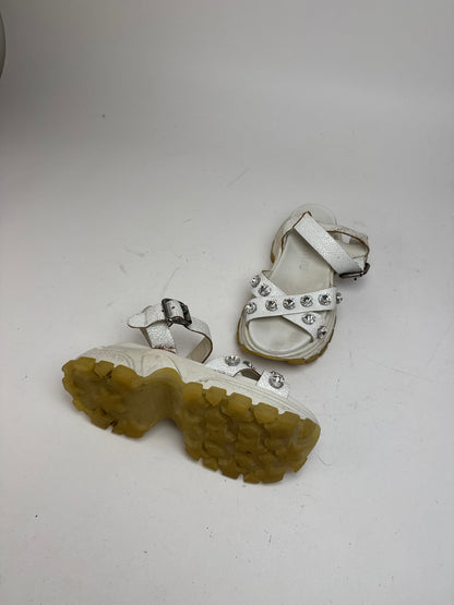 Vintage Miu Miu Leather Sandals / Sneaker White 37