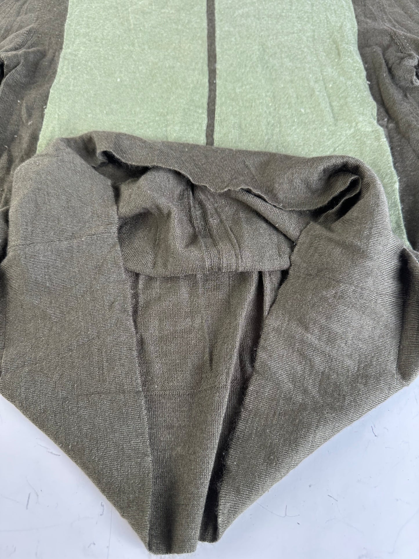 Vintage Loewe Wool Cashmere Turtleneck Sweater Olive Green L